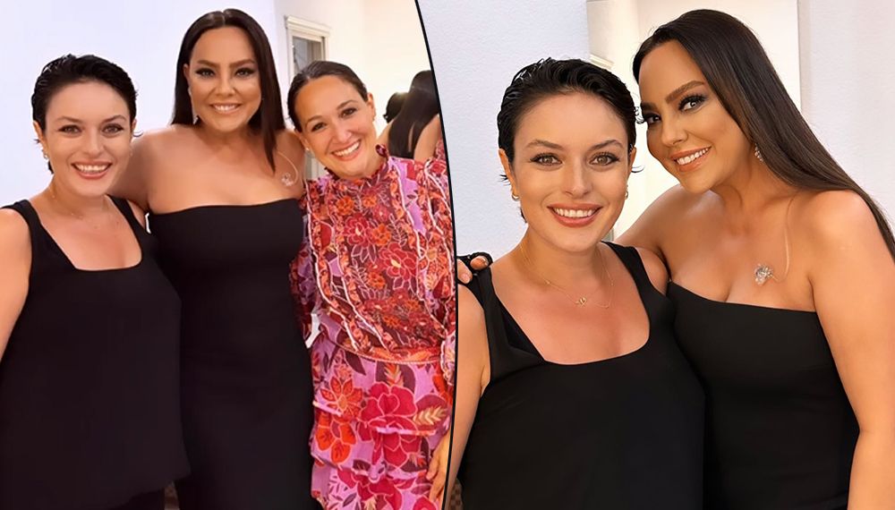 Ezgi Mola ve Gupse Özay'dan Ebru Gündeş'e kulis ziyareti