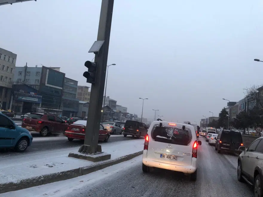 Başkent güne kar ile uyandı 9 Başkent güne kar ile uyandı 9