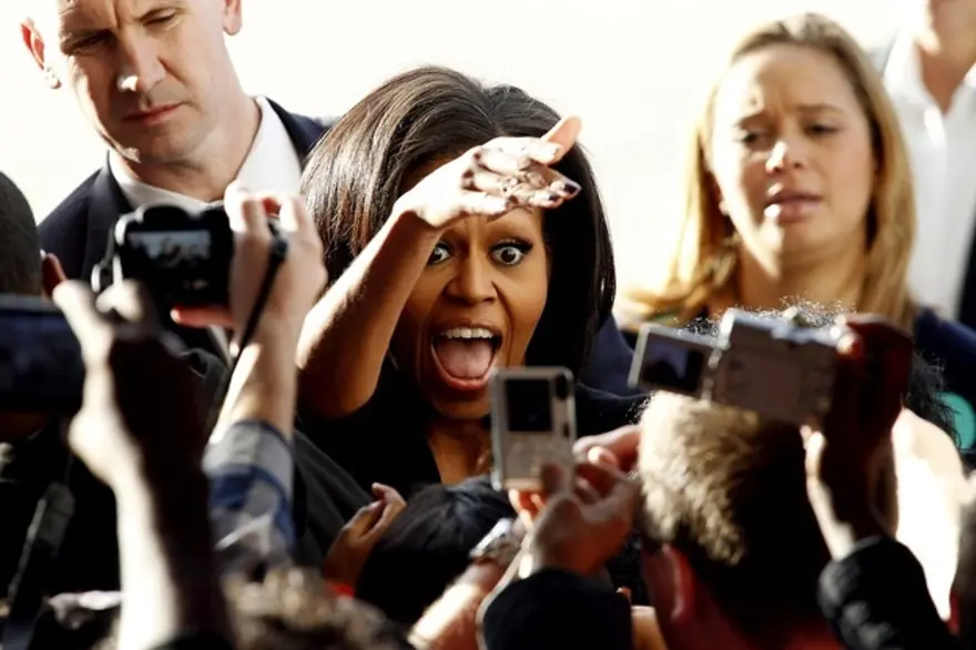 First Lady'nin en ilginç halleri 11