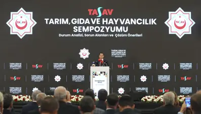TASAV, Ankara'da "Tarım, Gıda ve Hayvancılık Sempozyumu" düzenledi