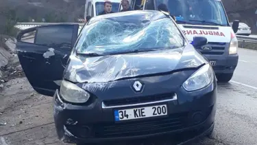 Tokat’ta trafik kazası: Aynı aileden üç yaralı