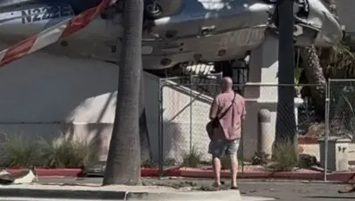 ABD'de helikopter kazası: 5 kişi yaralandı