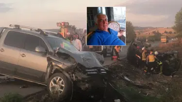 Eski belediye başkanı kazada öldü, eşi yaralandı
