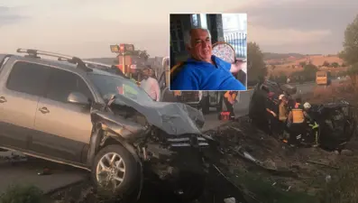Eski belediye başkanı kazada öldü, eşi yaralandı