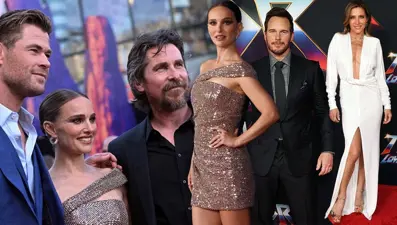 Natalie Portman ve Chris Hemsworhth Thor: Love and Thunder Los Angeles prömiyerine katıldı