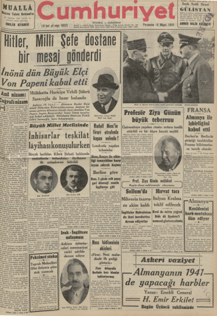 Tarihte bugünün gazete manşetleri (15 Mayıs) 8