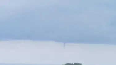 Alanya'da denizde hortum çıktı