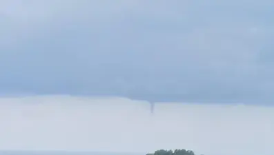 Alanya'da denizde hortum çıktı