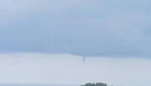 Alanya'da denizde hortum çıktı