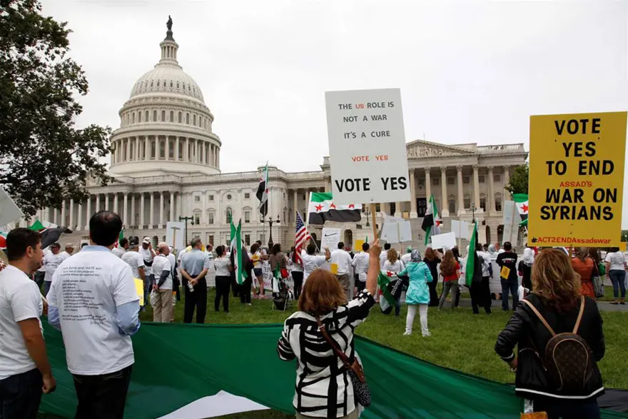 ABD halkı Suriye'ye müdahaleye karşı 4