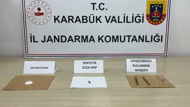 Karabük'te uyuşturucu operasyonu