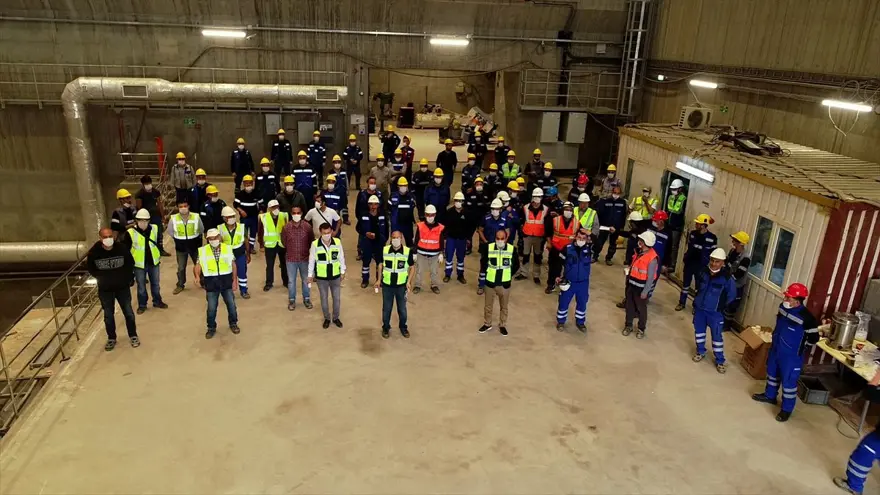 Ilısu Barajı'nda ilk türbin test amaçlı döndürüldü 1