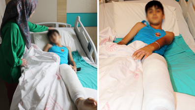 Emir'i hastanelik eden şaka: 20 gündür tedavi görüyor