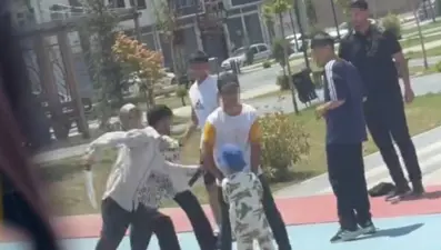 Elazığ'da gençlerin palalı kavgası