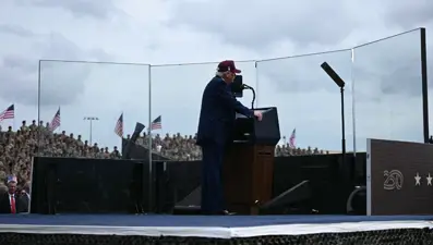 Trump'a kurşun geçirmez camlı suikast önlemi