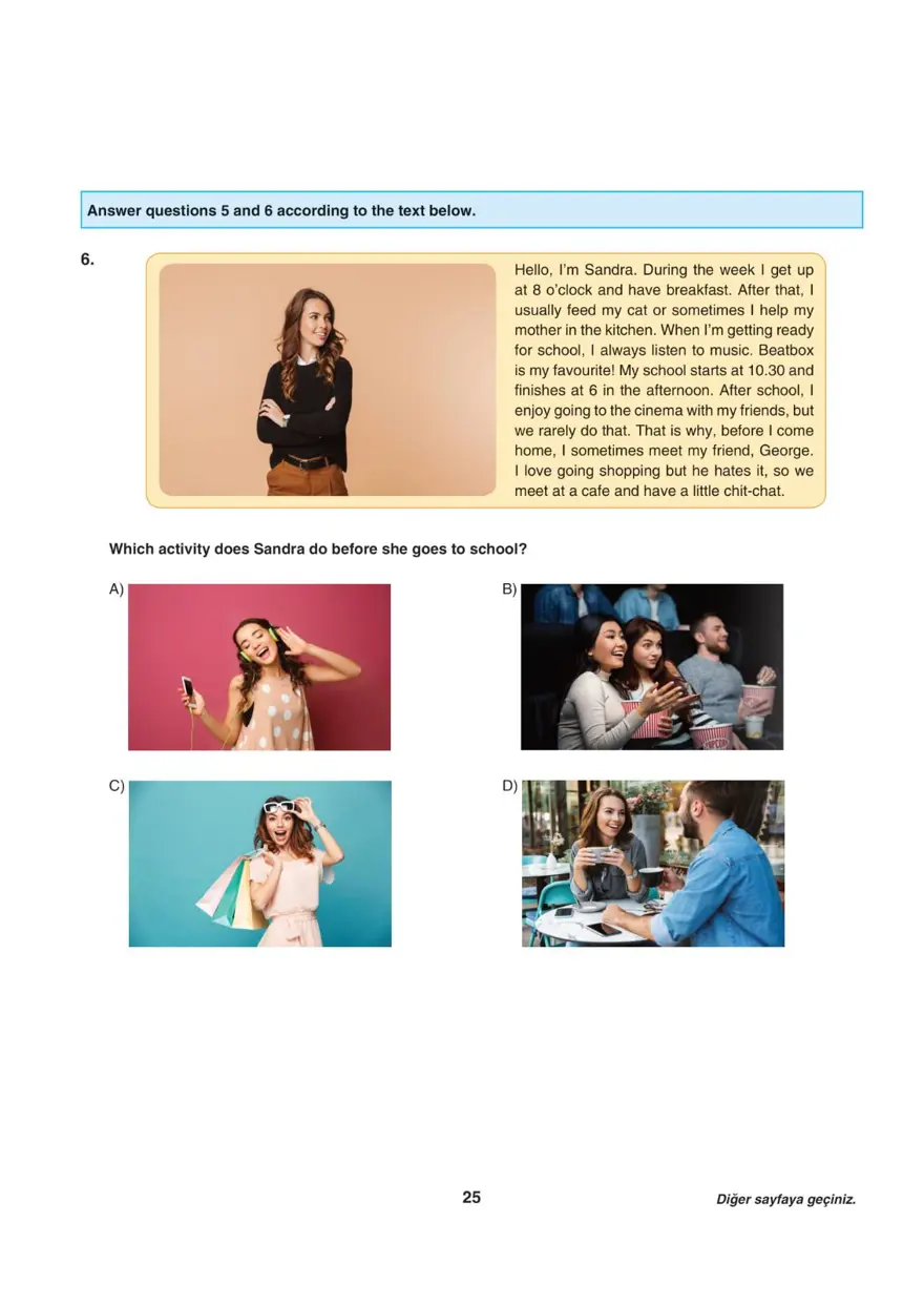 Uğur Okulları LGS-1 sözel deneme sınavı 22