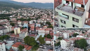 Balıkesir'deki depremin merkez üssünde bu sabah... Sındırgı havadan görüntülendi Balıkesir'deki depremin merkez üssünde bu sabah... Sındırgı havadan görüntülendi