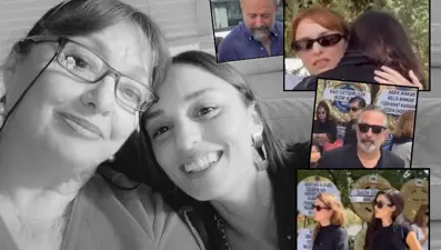 Nilperi Şahinkaya'dan annesine son görev: Ünlü dostları yalnız bırakmadı