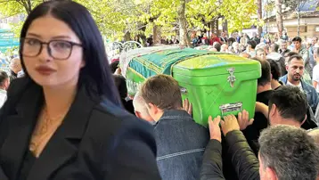 Kaza kurbanı Hilal'e gözyaşlarıyla veda