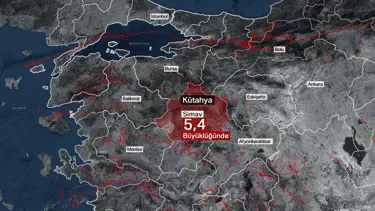 Kütahya Simav'da 5,4 büyüklüğünde deprem: İstanbul ve İzmir'de de hissedildi