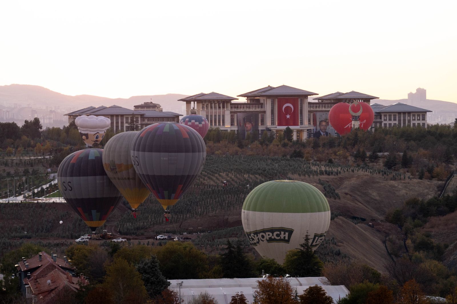 Beştepe'de 29 Ekim'e özel sıcak hava balonu etkinliği