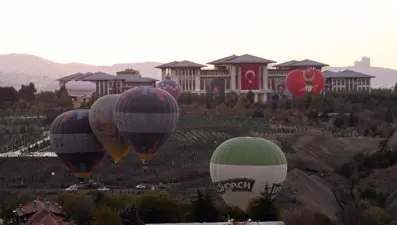 Beştepe'de 29 Ekim'e özel sıcak hava balonu etkinliği