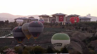 Beştepe'de 29 Ekim'e özel sıcak hava balonu etkinliği