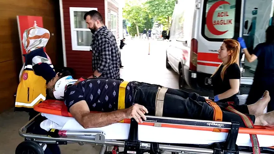 Polisten kaçmak isterken 3’üncü kattan düştü 2 Polisten kaçmak isterken 3’üncü kattan düştü 2