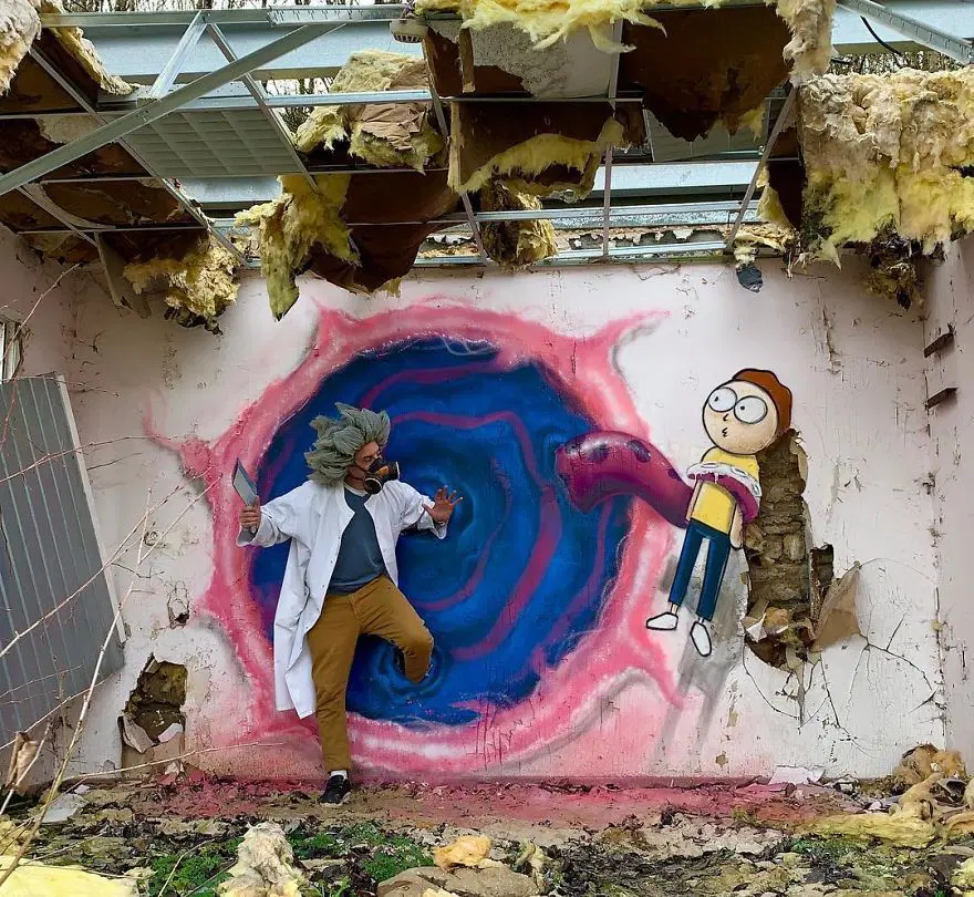 Fransız sokak sanatçısından 3 boyutlu grafitiler 32