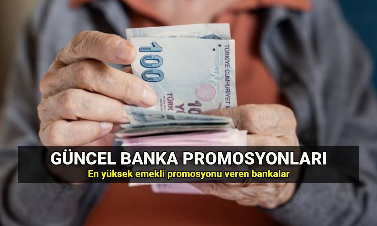 Banka banka promosyon tutarları 2025: En yüksek ve en düşük emekli promosyonu veren bankalar listesi