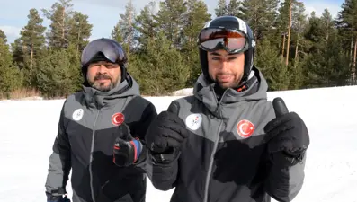 Milli kayakçı Nusret Doğukan Toptaş, Türk bayrağını Fransa'da dalgalandıracak