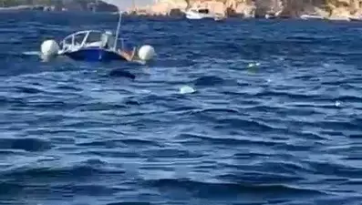 Heybeliada açıklarında motoryat tekneye çarptı: 7 kişi kurtarıldı