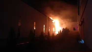 Kocaeli'de fabrika yangını
