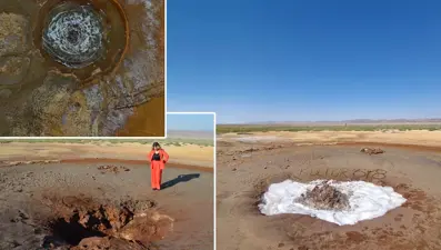 Türkiye'de tek! Yerin altından bir anda fışkırıyor, bir süre sonra kayboluyordu, sırrı çözüldü