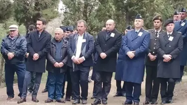 Evinde yanarak hayatını kaybeden Kıbrıs gazisi, askeri törenle defnedildi