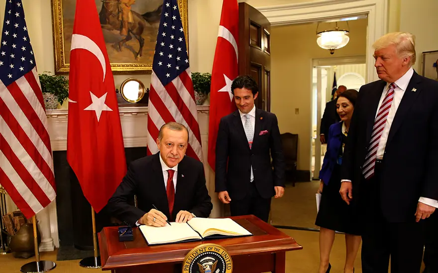 Erdoğan ve Trump ilk kez buluştu 35