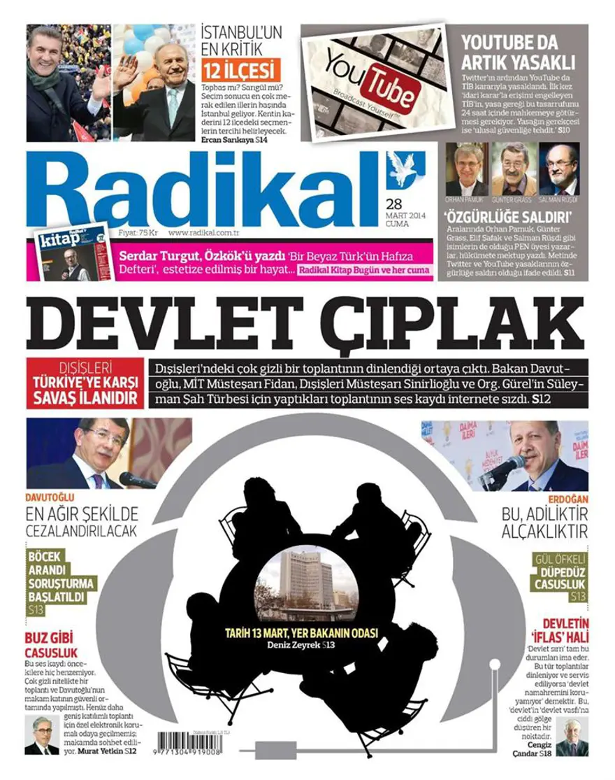 Günün gazete manşetleri - 28 Mart 2014 