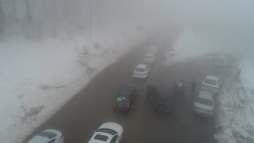 Kartepe yolunda 3 kilometrelik araç kuyruğu 2