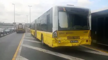 İstanbul Halıcıoğlu'da metrobüs kazası: 13 yaralı