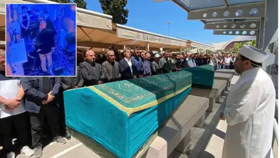 Tıraş olurken ağabeyi öldürmüştü: Babasıyla birlikte defnedildi