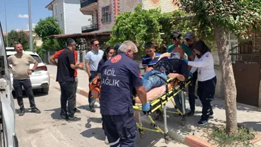 Elektrik akımına kapıldı, ölümden döndü