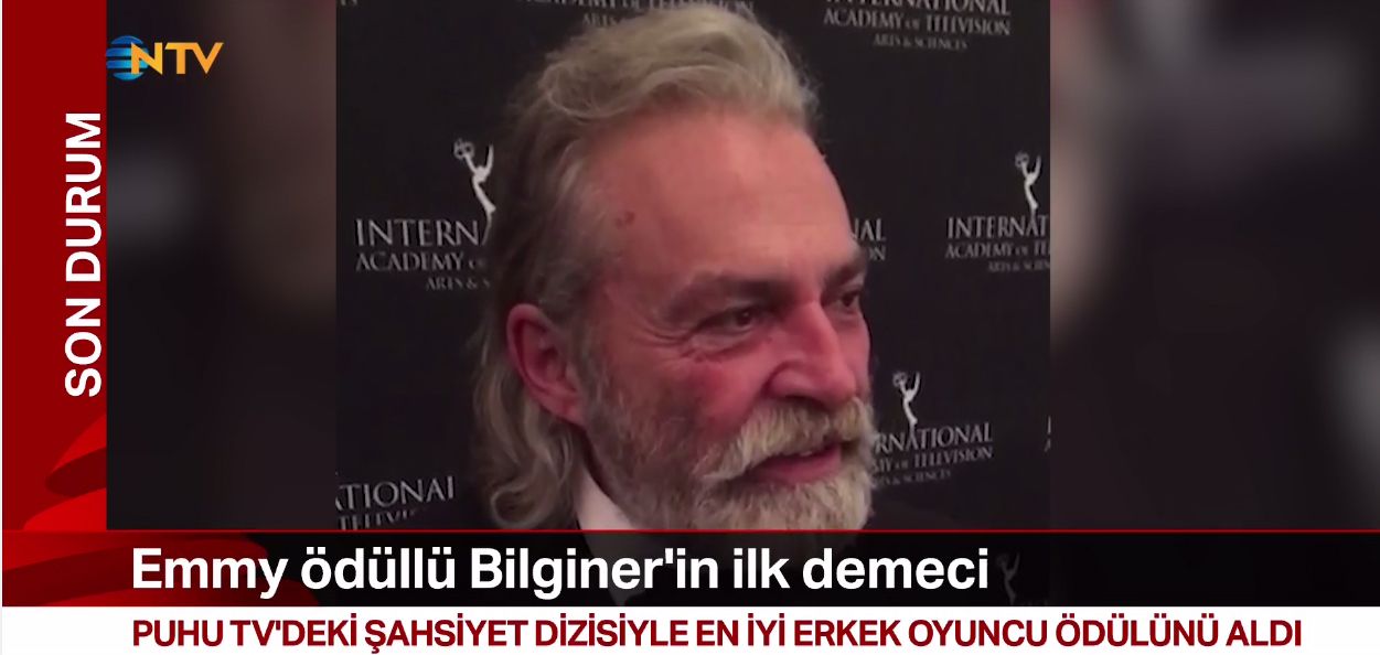 Haluk Bilginer, Emmy ödülü sonrası konuştu