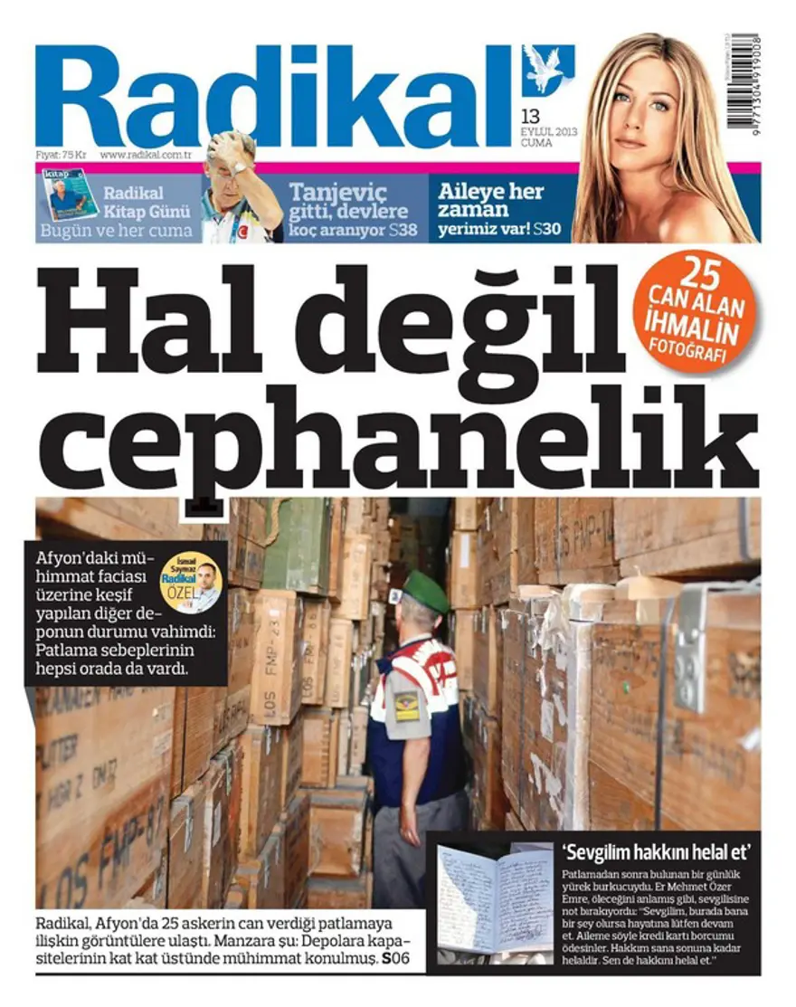 Günün Manşetleri- 13 Eylül 2013 Günün Manşetleri- 13 Eylül 2013