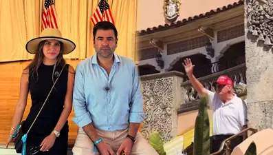 ABD'de yaşayan oyuncu Ceyda Ateş paylaştı: Donald Trump'ın evindeki davetten