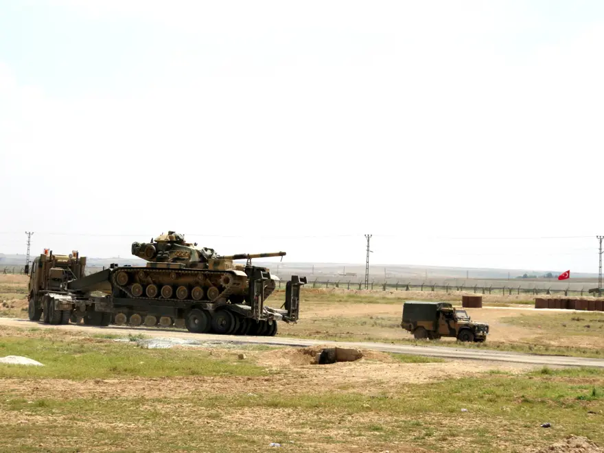 Suriye sınırında askeri hareketlilik 7