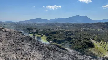 Datça'da makilik yangını