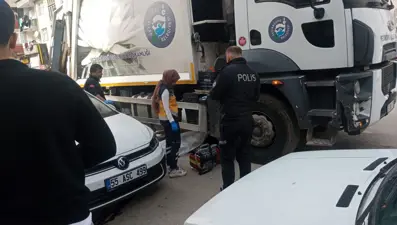 Samsun’da temizlik kamyonunun altında kalan yaya öldü