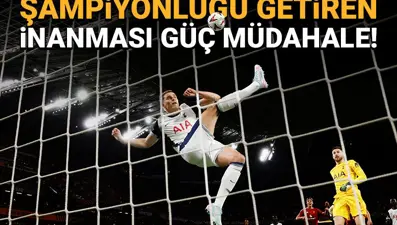 Avrupa Ligi'nde şampiyonluğu getiren inanması güç müdahale: Taraftarlar gol diye ayağa kalkmıştı