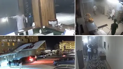 Kartalkaya'daki faciadan yeni görüntüler: Yangın başladığı an panik halinde kaçtılar