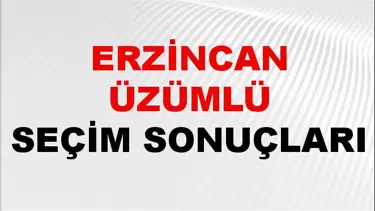 Erzincan ÜZÜMLÜ Seçim Sonuçları 2024 Canlı: 31 Mart 2024 Türkiye ÜZÜMLÜ Yerel Seçim Sonucu ve YSK Oy Sonuçları Son Dakika